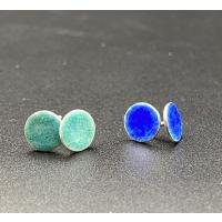 Mineli Buton/Düğme Küpe (5mm)