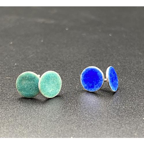 Mineli Buton/Düğme Küpe (5mm)