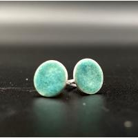 Mineli Buton/Düğme Küpe (5mm)
