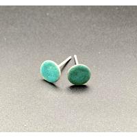 Mineli Buton/Düğme Küpe (5mm)