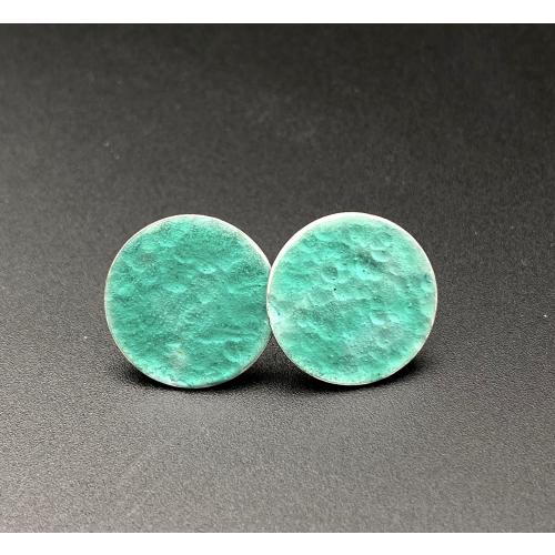 Mineli Buton/Düğme Küpe (16mm)